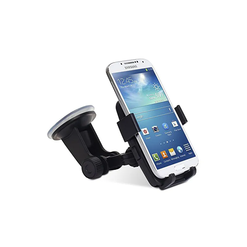Adjustable Mobile Phone Holder with Suction Cup | Car Dashboard and Windshield Mount