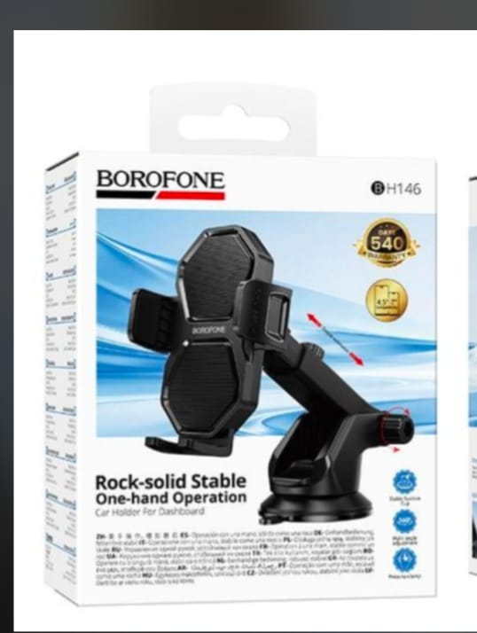 Borofone BH146 Lake Push-Type Car Phone Holder
