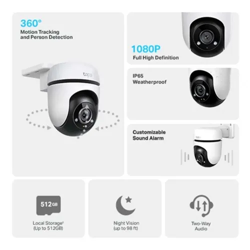 TP-Link Tapo C200 2MP Home Security Wi-Fi Dome IP Camera
