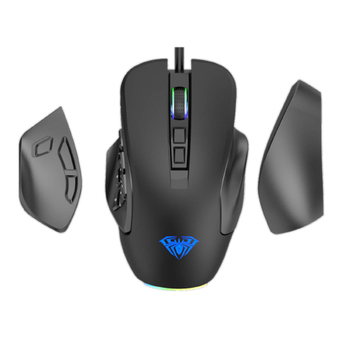 AULA H510 Macro 14 Buttons Wired Gaming Mouse-IOSBD