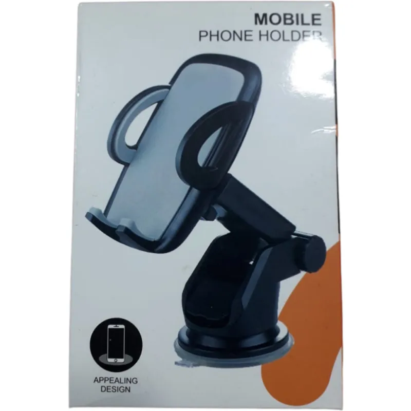 Adjustable Mobile Phone Holder with Suction Cup | Car Dashboard and Windshield Mount
