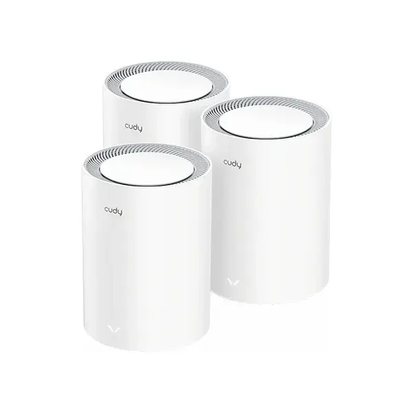 Cudy M3000 (White) 3-Pack AX3000 2.5G Dual Band Wi-Fi 6 Mesh System Router