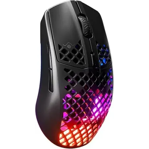 SteelSeries Aerox 3 Wireless (2022) Onyx RGB Gaming Mouse-IOSBD