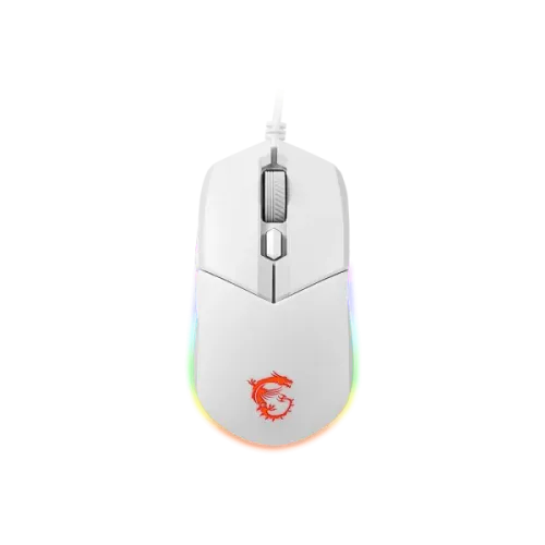 MSI CLUTCH GM11 WHITE RGB Gaming Mouse-IOSBD