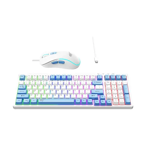 Havit KB891CM Rainbow Backlit Keyboard Mouse Combo-IOSBD