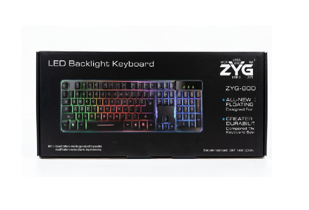 Compro ZYG-800 LED Backlight RGB Gaming Keyboard