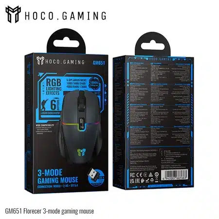 Hoco GM651 Tri-Mode Gaming Mousev 12000 DPI-IOSBD